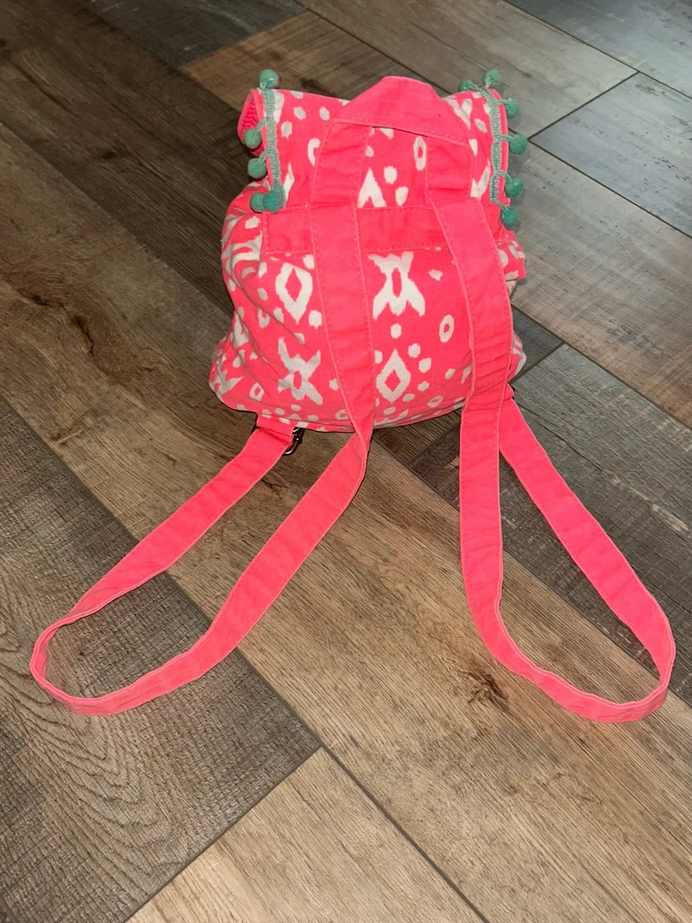 Target Brand Mini Patterned Fun Color Canvas Backpack Bright Adj Straps